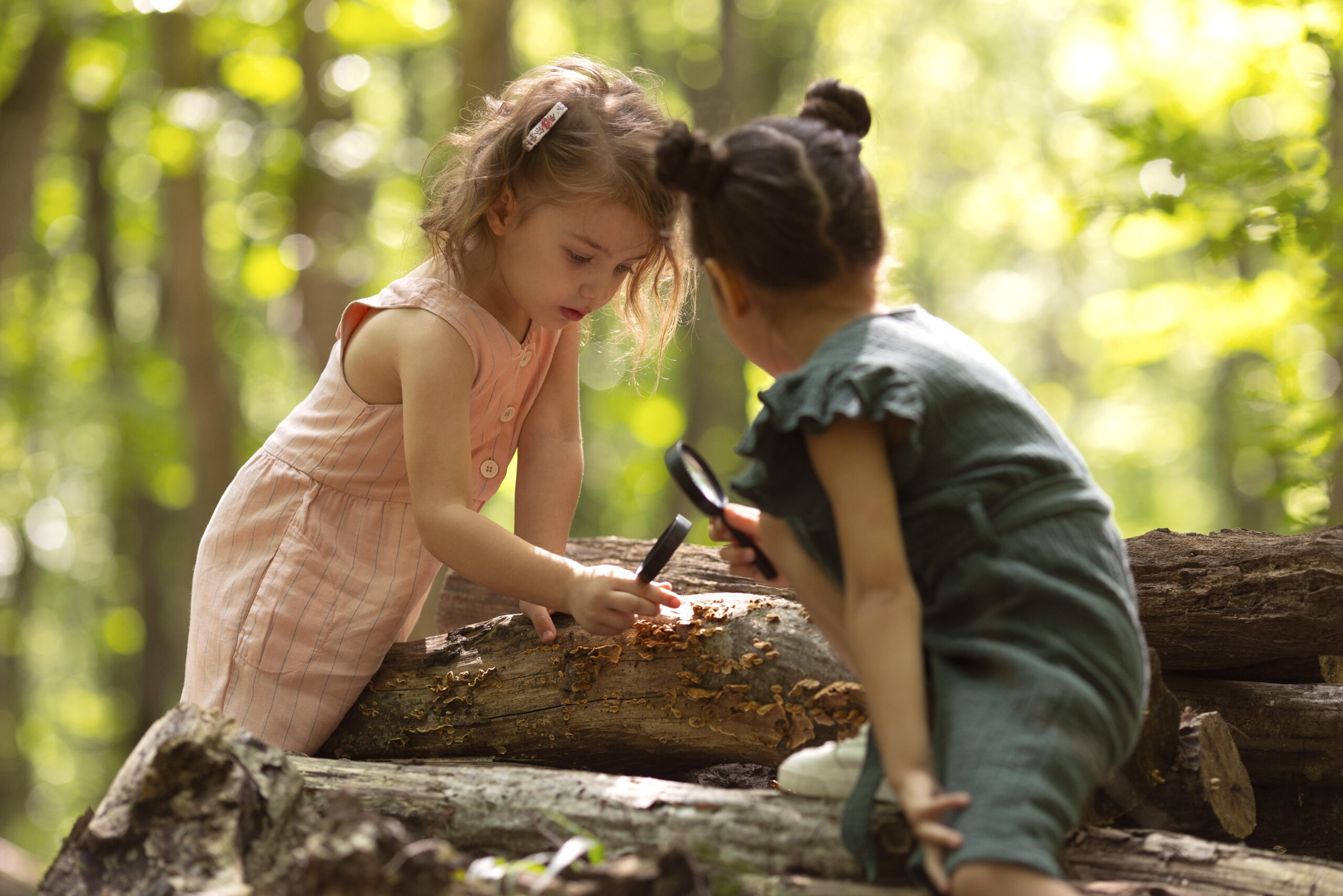 Children exploring and learning at Tiny Toez