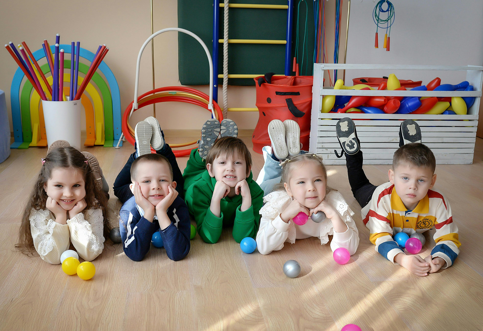 Children growing in confidence at Tiny Toez