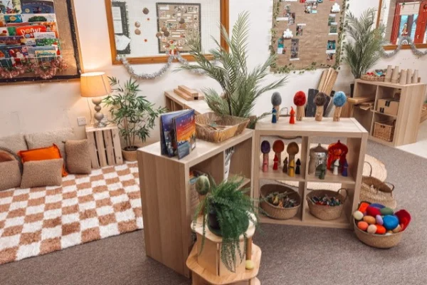 Indoor nursery environment at Tiny Toez East Valley