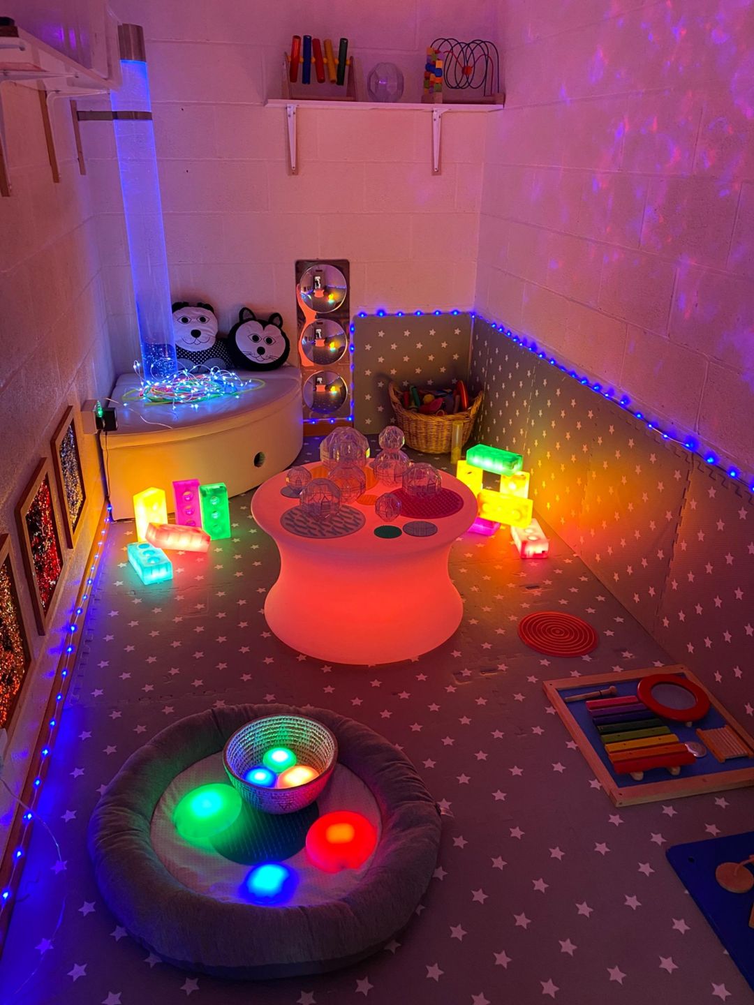 Sensory room at Tiny Toez East Valley