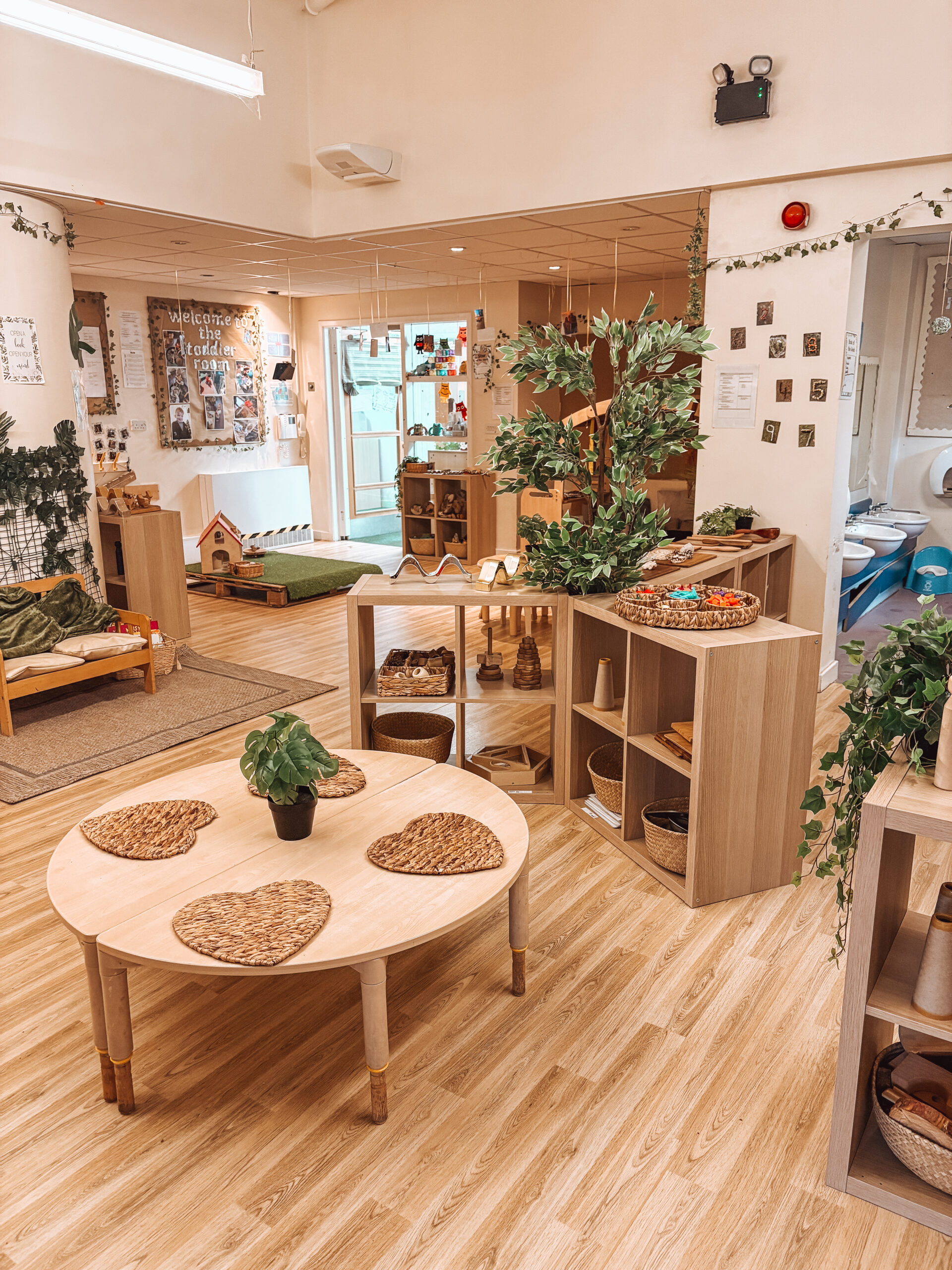 Children learning and playing at Tiny Toez Treehouse